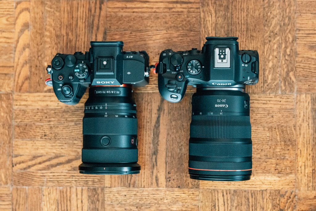 Canon R6 III Sony a7 V Side by Side