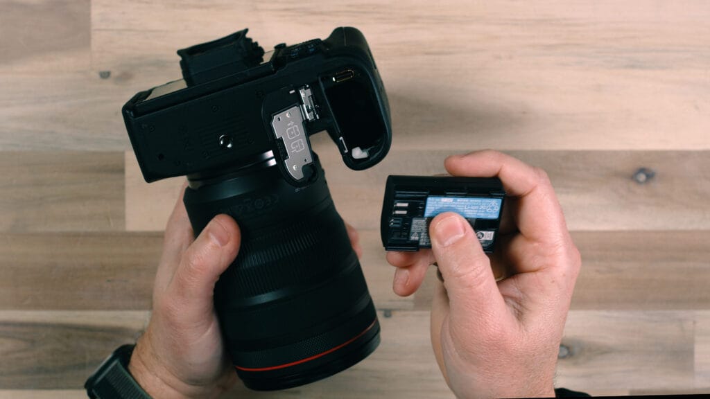 Canon EOS R6 Mark III Quick Start Guide: Controls, Settings & Everything You Need to Get Shooting 12 Canon EOS R6 III Battery Door