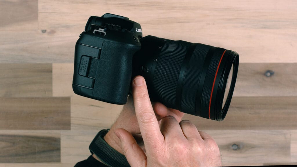 Canon EOS R6 Mark III Quick Start Guide: Controls, Settings & Everything You Need to Get Shooting 14 Canon EOS R6 III Lens Zoom Lock Switch