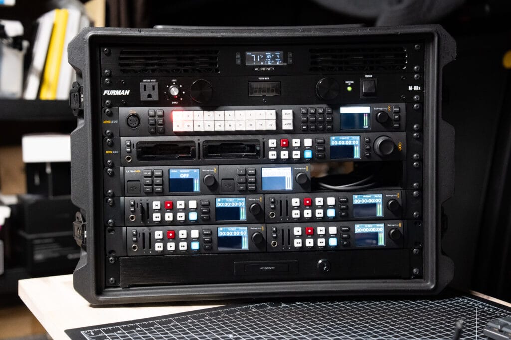 Blackmagic Rack Mount Live Switching & Recording Setup