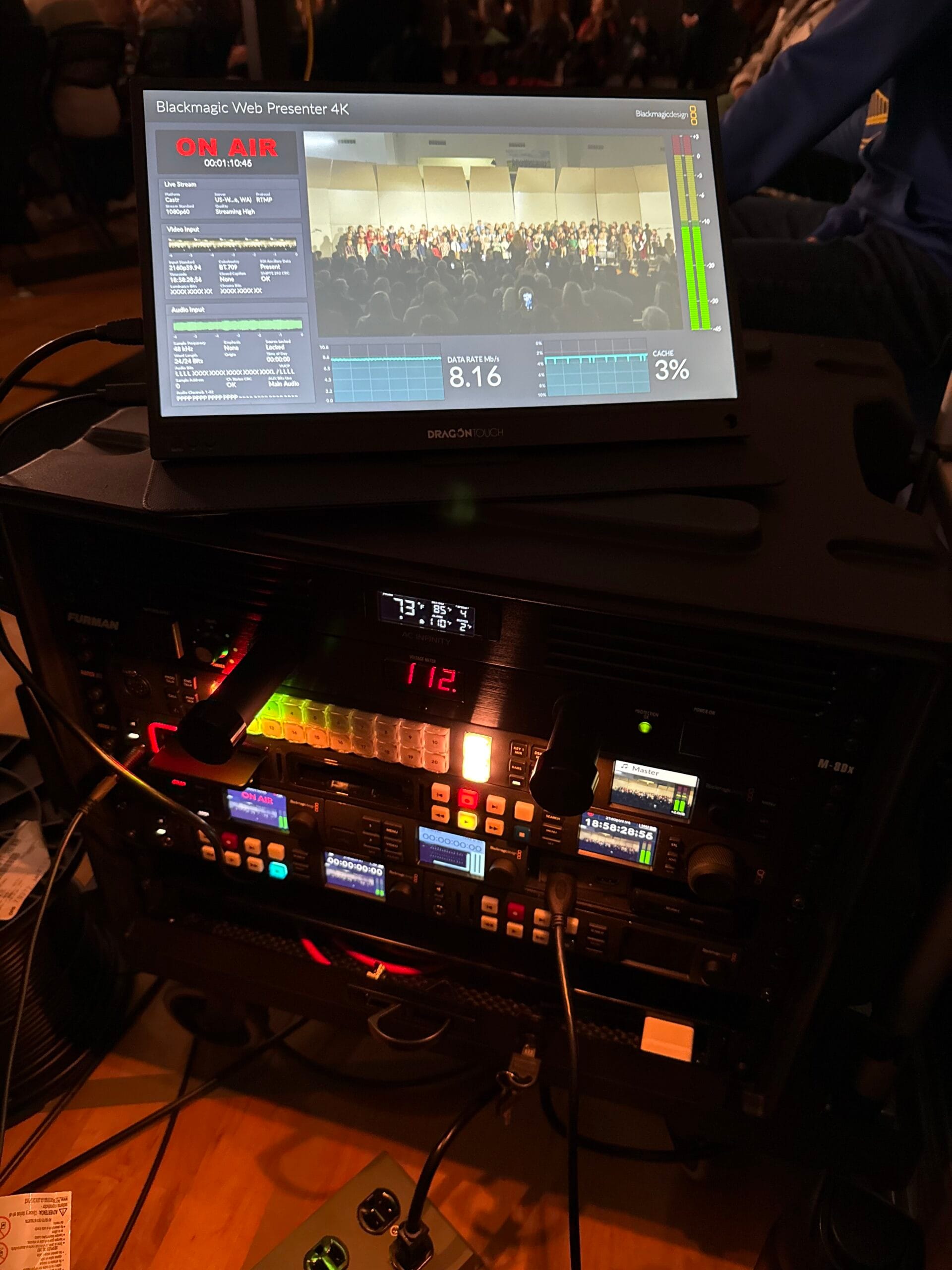 Blackmagic ATEM 2 M/E Constellation 4K Review 3 Event Livestreaming with preview monitor