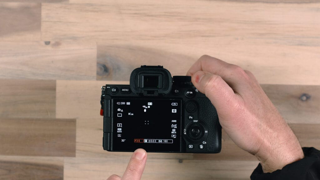 Sony a7V Guide Aperture Priority Mode