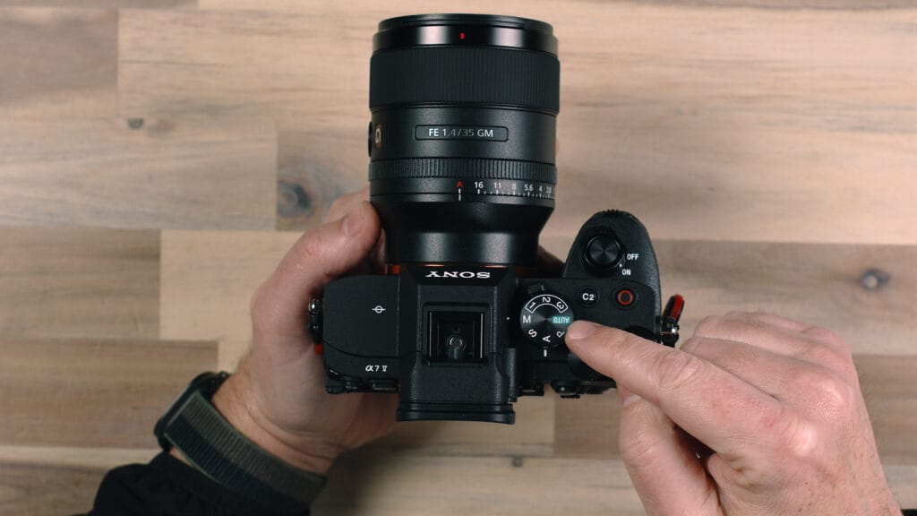Sony a7V Guide Mode Dial