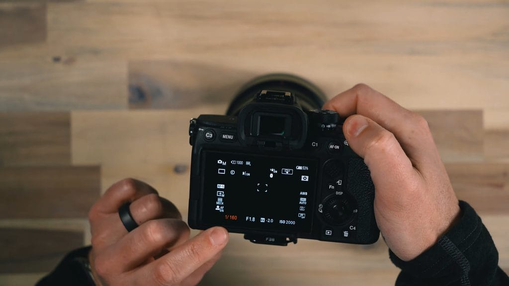 How to Use Manual Mode on the Sony a7 IV: Aperture, Shutter Speed, and ISO 3 Adjusting shutter speed with the rear dial on the Sony a7 IV