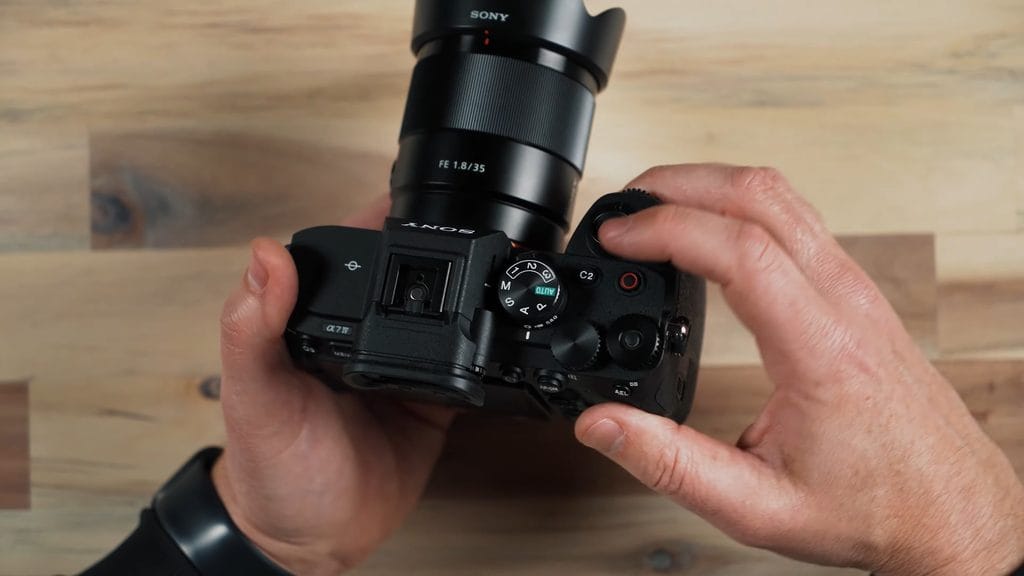 Sony a7 IV Beginner's Guide: How to Use Your New Camera 3 Sony a7 IV C2 custom button on top of the camera