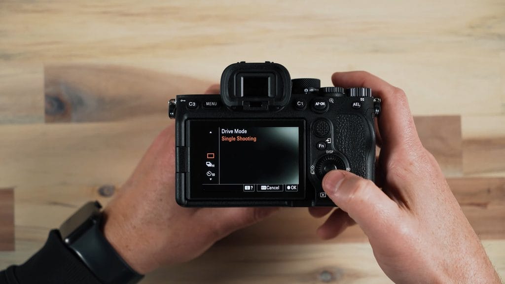 Sony a7 IV Beginner's Guide: How to Use Your New Camera 7 Sony a7 IV drive mode options