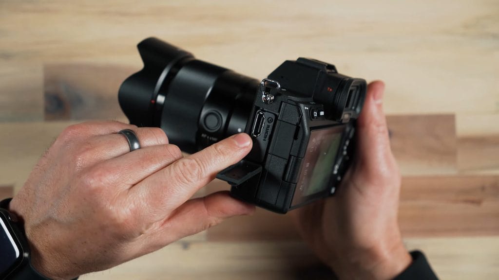 Sony a7 IV Beginner's Guide: How to Use Your New Camera 10 Sony a7 IV ports: HDMI, microphone and headphone jacks