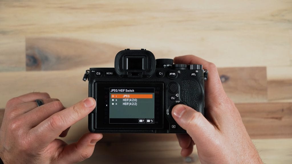 Sony a7 IV Beginner's Guide: How to Use Your New Camera 12 Sony a7 IV Image Quality settings with HEIF option